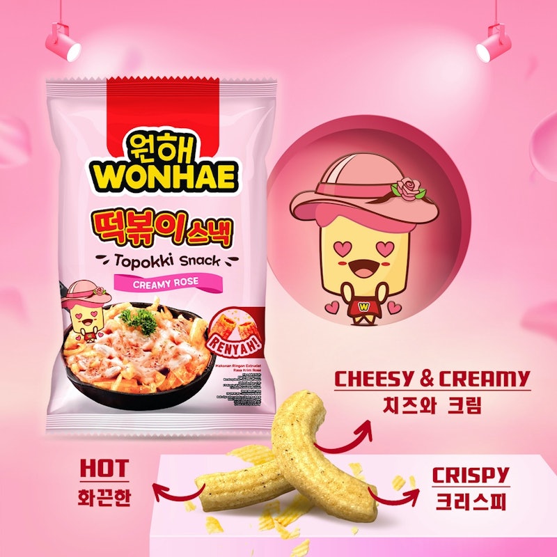 Topokki Snack Creamy Rose 2