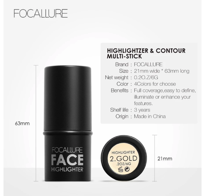 Highlighter and Contour Stick 02 Golden 4