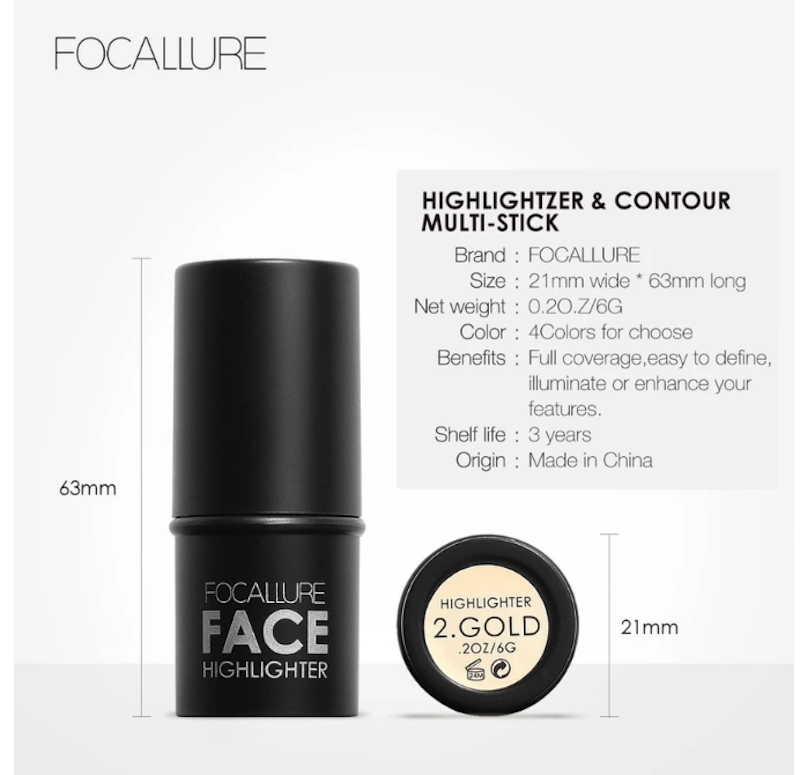 Highlighter and Contour Stick 02 Golden 4
