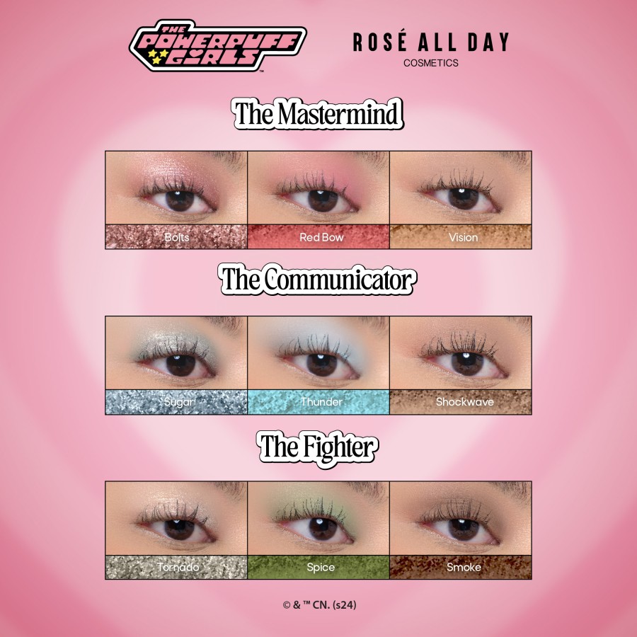 Rosé All Day Eyeshadow Palette The Powerpuff Girls Edition 4