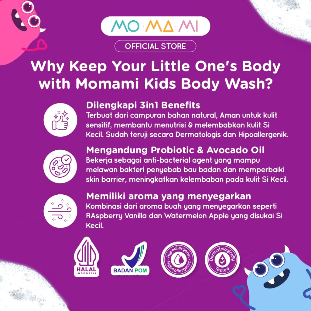 LF Beauty Manufacturing Indonesia Momami Kids Body Wash