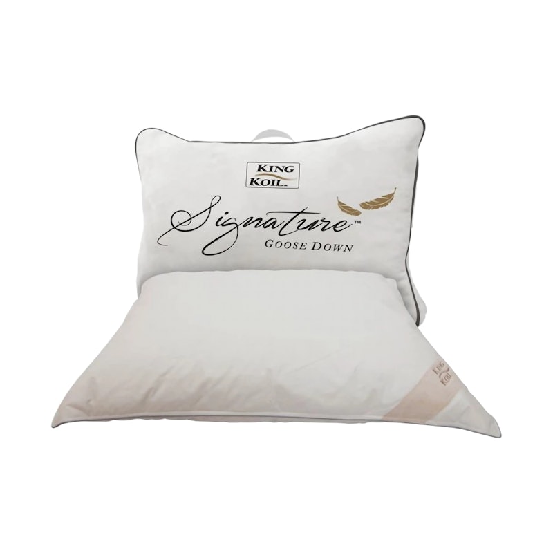 King Koil Signature Goose Down Small Feather Pillow 1