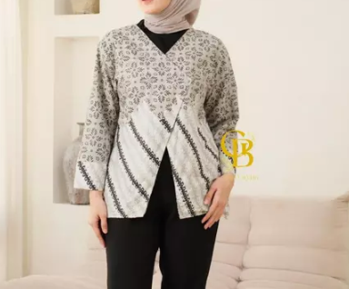  Gama Batik Blazer Batik Modern