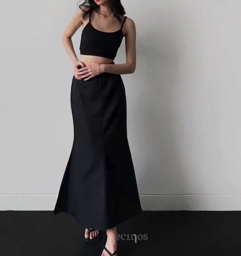  ECINOS Lunar Mermaid Skirt Black