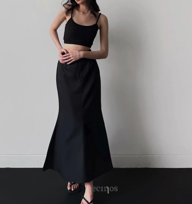 ECINOS Lunar Mermaid Skirt Black 2