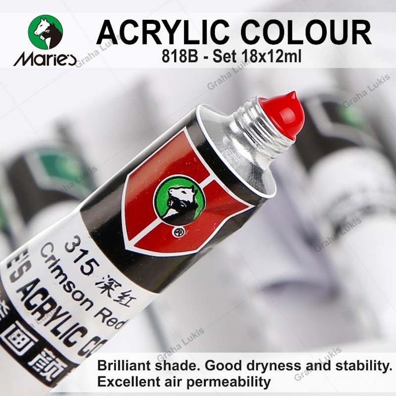 Marie's Acrylic Colour Set 18 4