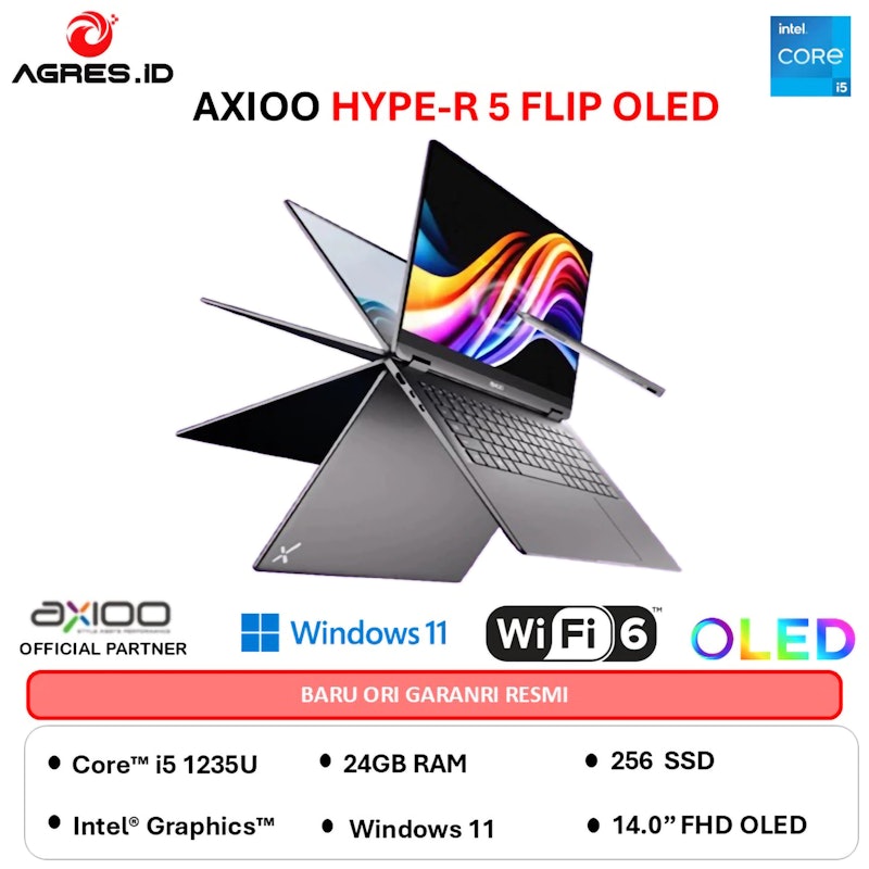 Axioo Hype R 5 Flip OLED 5
