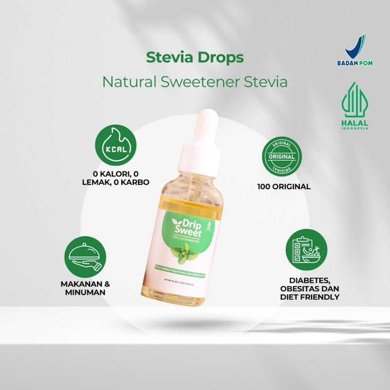 DripSweet Gula Stevia Pemanis Alami Cair 5