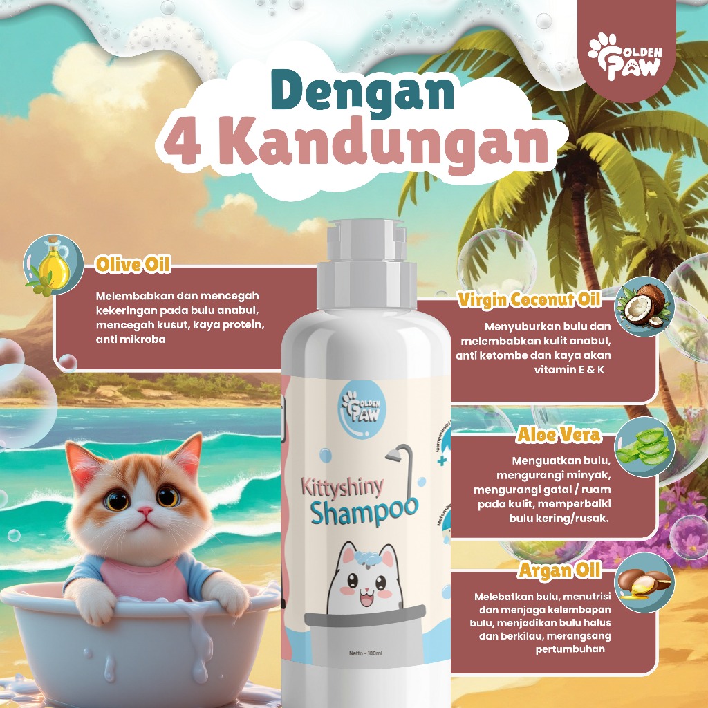 Golden Paw Golden Paw KittyShiny Shampoo