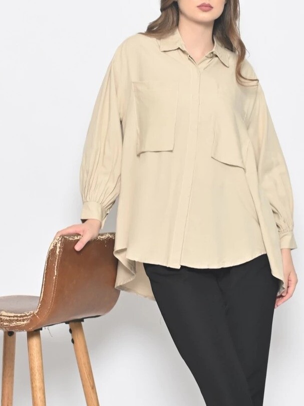  Queentin Kemeja Casual Wanita 0079