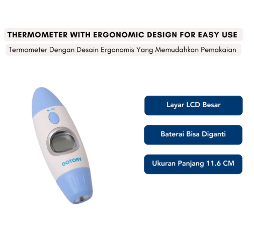  HUBDIC Infrared Foredhead Thermometer Dotory   FS-100