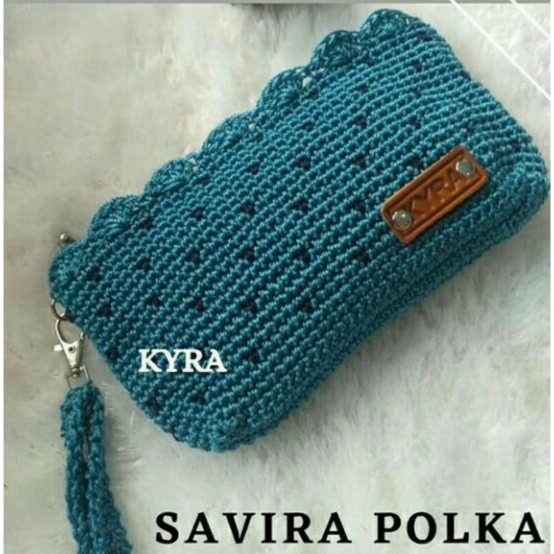 Dompet Rajut Savira Polka