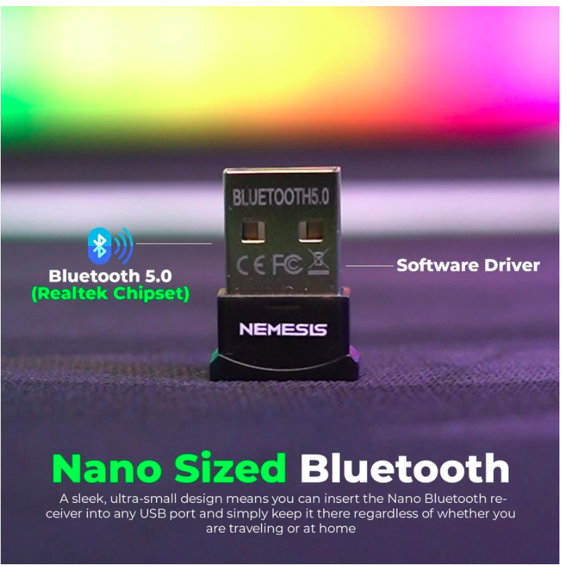 KLIP TEKNOLOGI INDONESIA NYK NEMESIS Bluetooth Dongle 5.0  N10