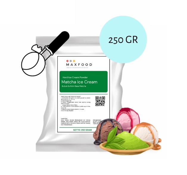 MAXFOOD Hard Matcha Ice Cream