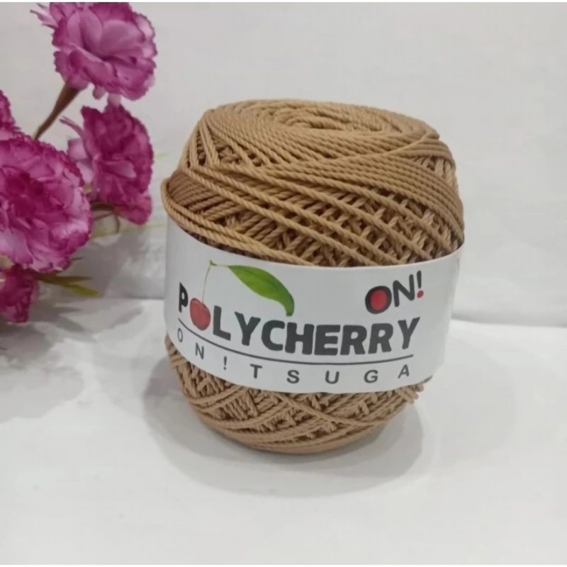 Onitsuga Benang Rajut Polyester Polycherry 4