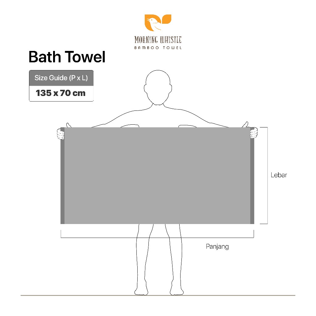 Indah Jaya Textile Industrys Morning Whistle Bamboo Towel  MW 002