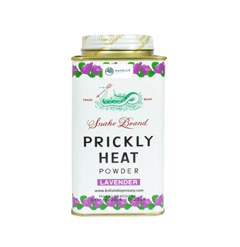 Snake Brand Prickly Heat Powder Lavender