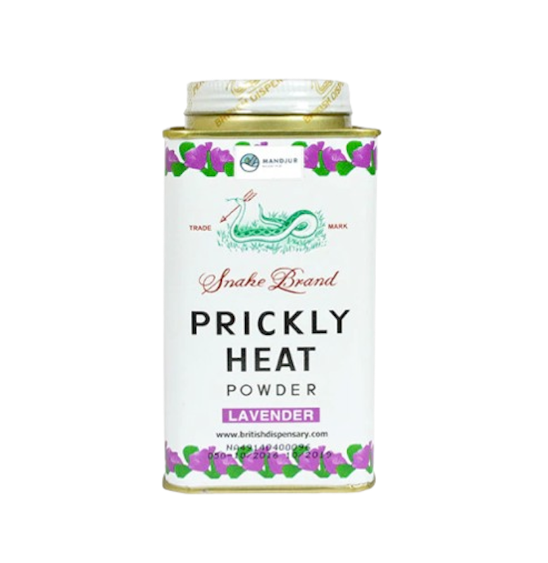 Snake Brand Prickly Heat Powder Lavender 1