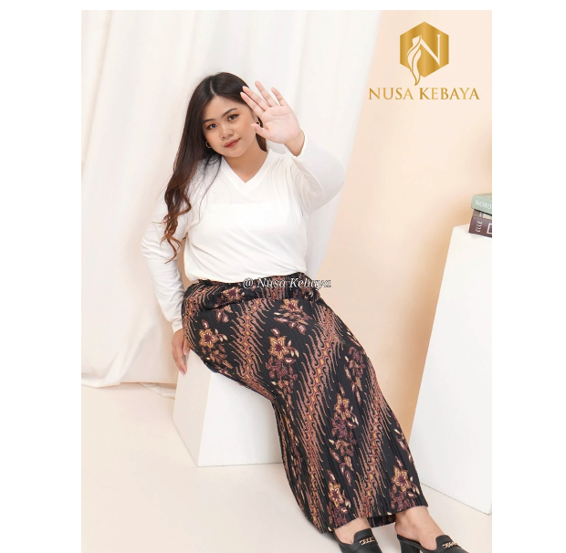  Nusa Kebaya Rok Plisket Jumbo Kebaya