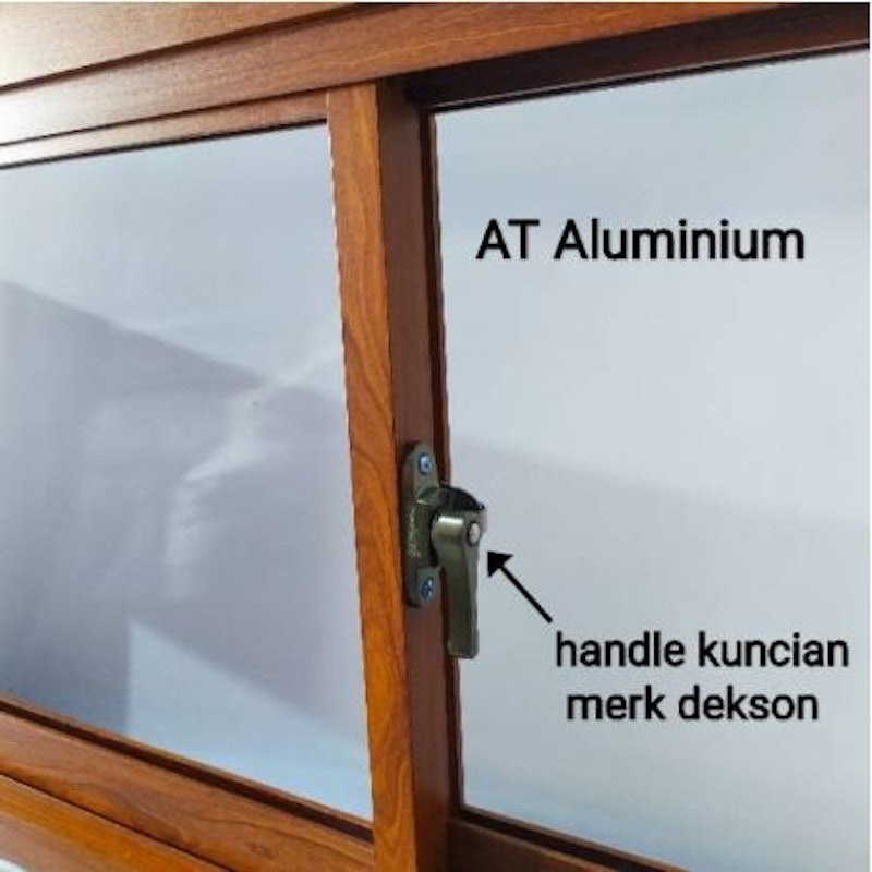 Jendela Aluminium Sliding Serat Kayu 2
