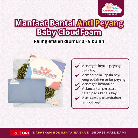 Trend Hari Ini Baby Cloudfoam Bantal Anti Peyang