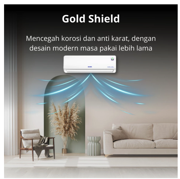 Panggung Electric Citrabuana Akari AC 1/2PK Turbo Cool Airpurifier A-05TCF89NLWI/K