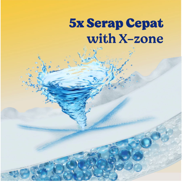 Softex Indonesia Sweety Bronze Dry X-Pert Pants M