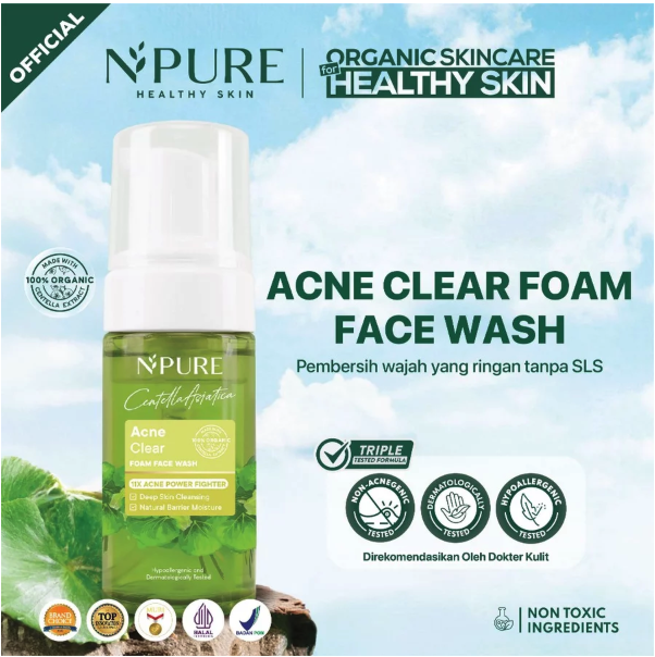 Penta Natural Kosmetindo N'PURE Centella Asiatica Facial Wash