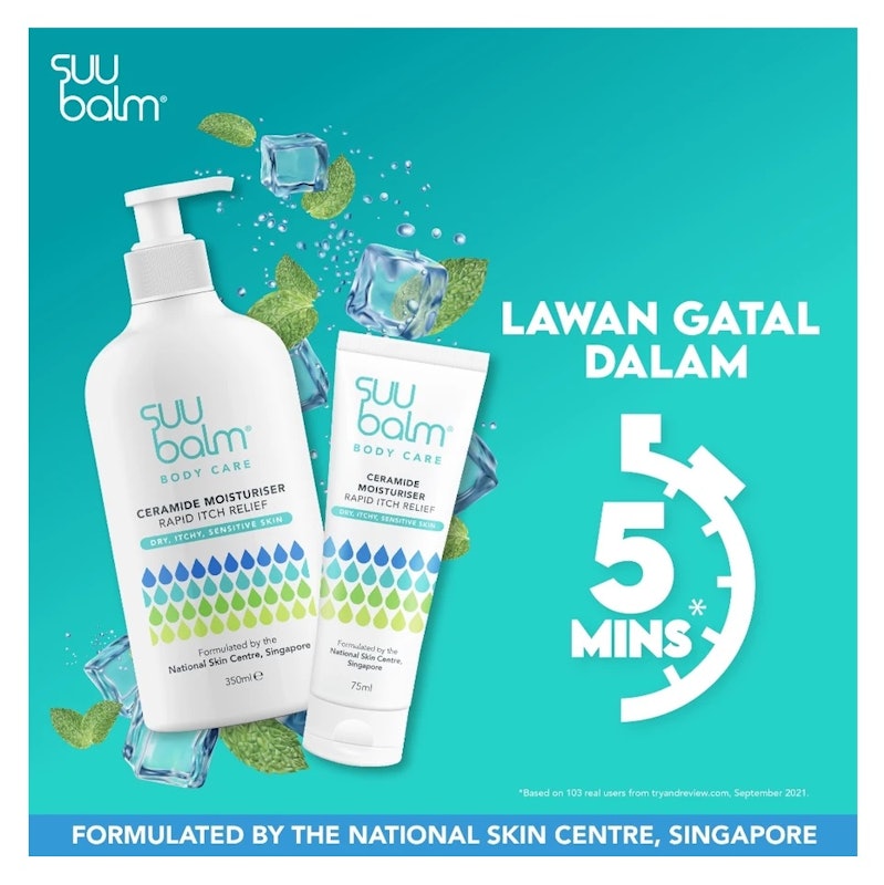 Suu Balm Ceramide Moisturiser Rapid Itch Relief 3