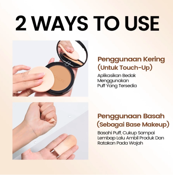 FOCALLURE Oil-control Pressed Powder #01 Lvory 5