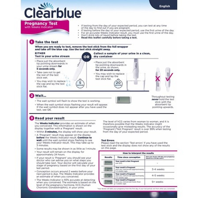 Clearblue Pregnancy Test with Weeks Indicator 3