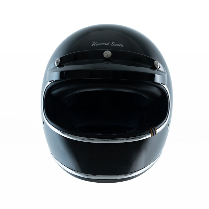 Howard Smith Racer Retro Helm Full Face Noir 3
