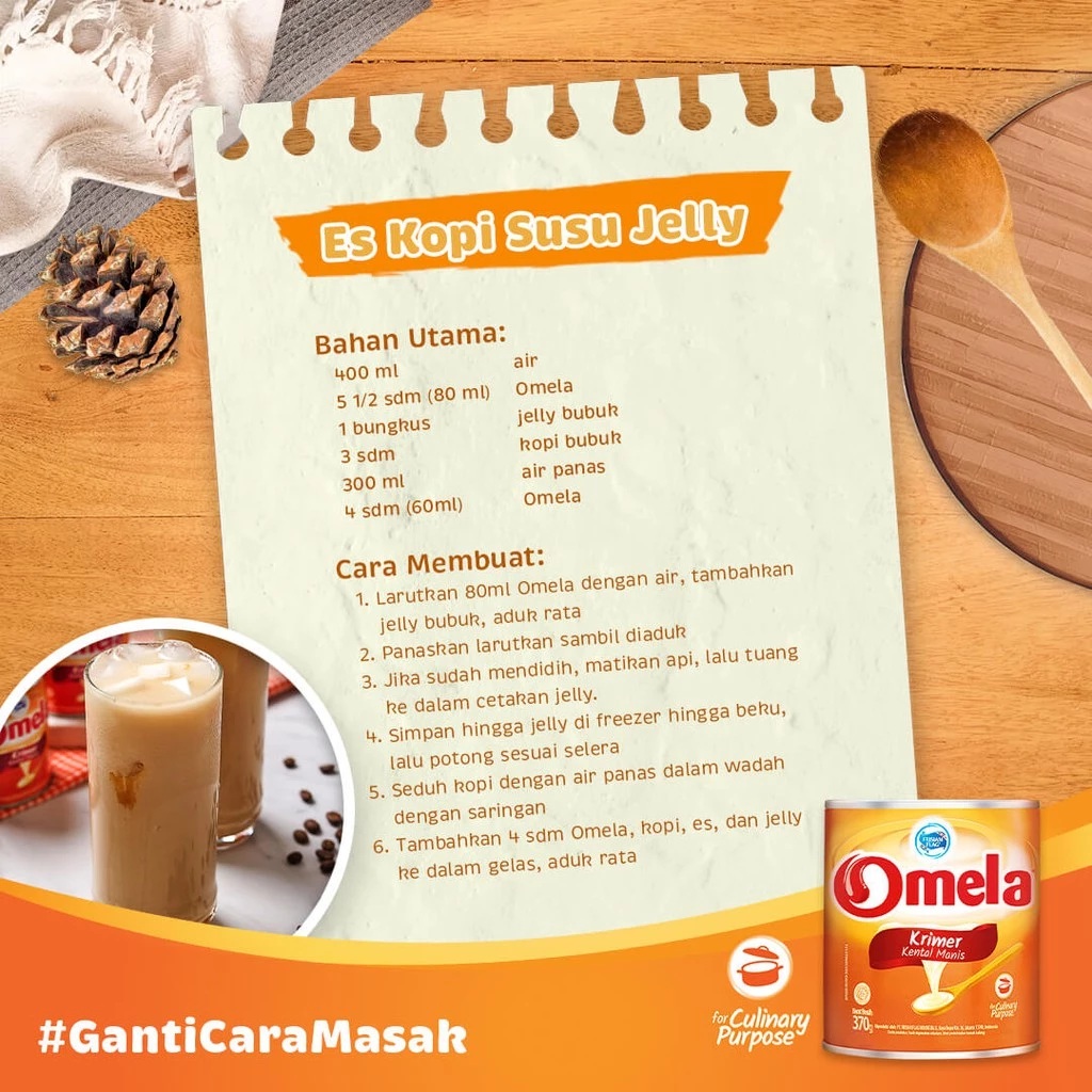 Frisian Flag Indonesia Omela Krimer Kental Manis 370 gram