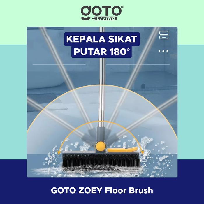 Zoey Floor Brush 2in1 2