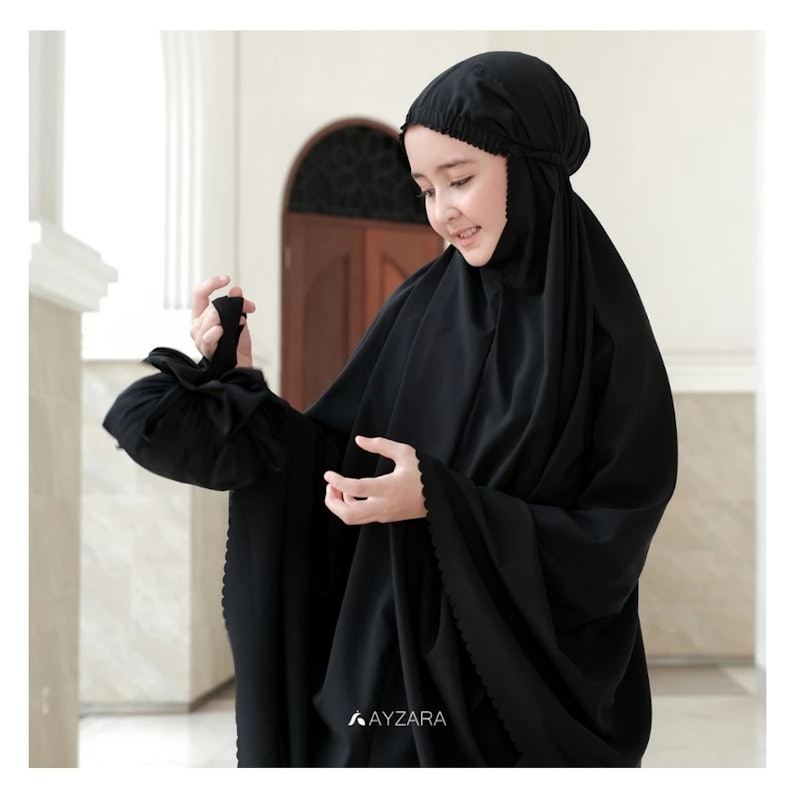 Ayzara Mukena Anak Lite Polos Ataya Series 3