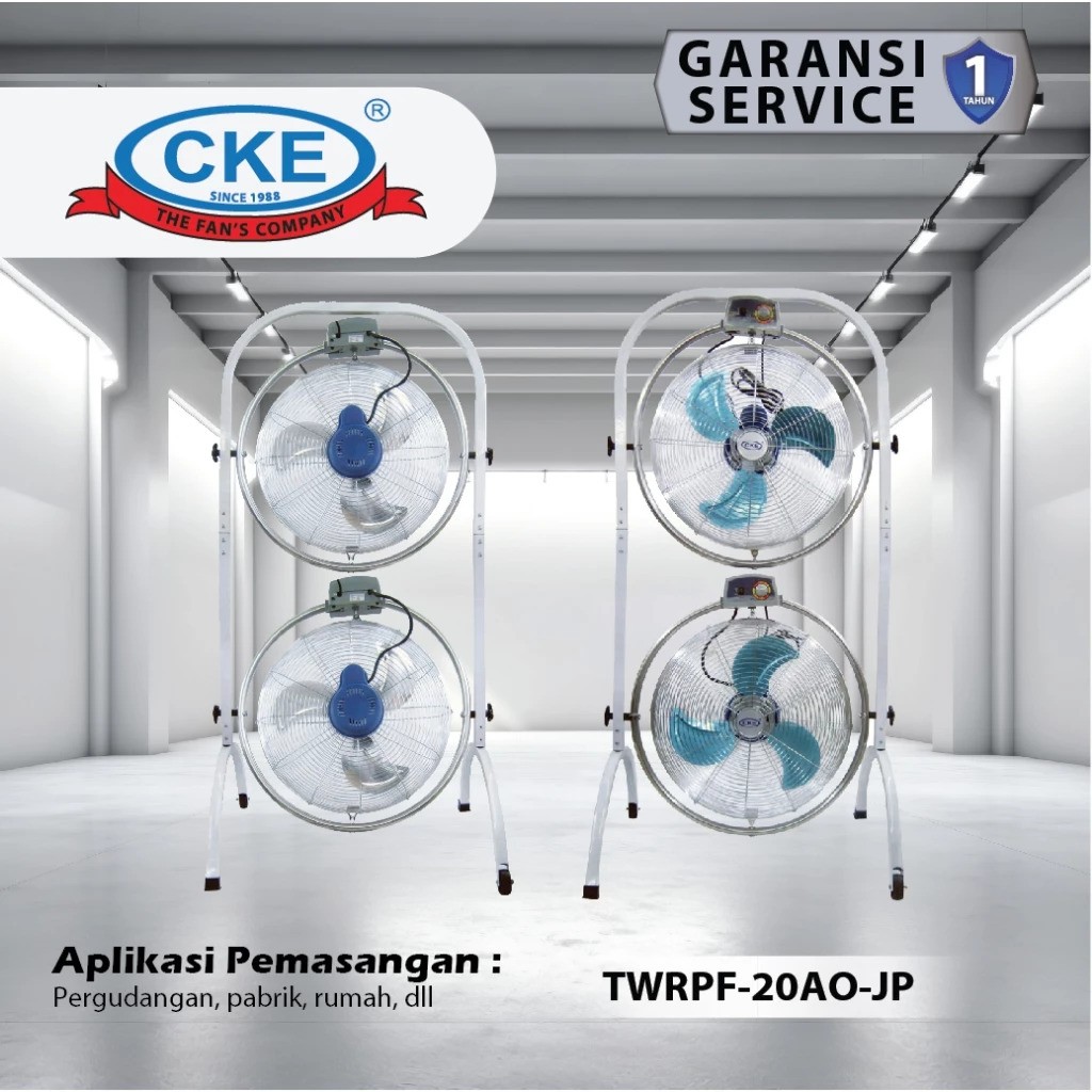 Industrial Multi Fan CKE Powerfull Fan Twin Rotary TWRPF-20AO-JP