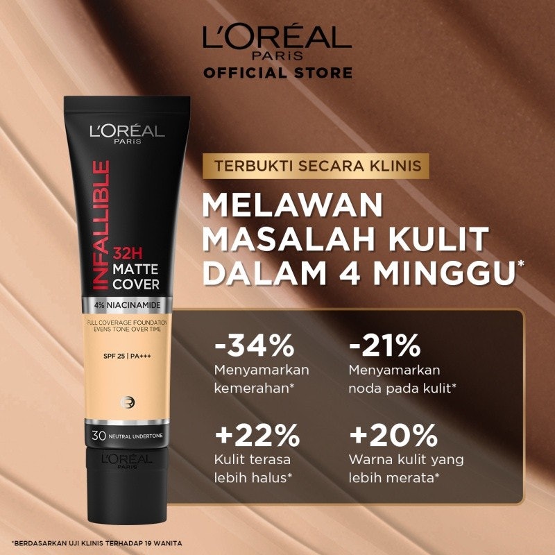 Infallible 32H Matte Cover Foundation 147 Cool 5