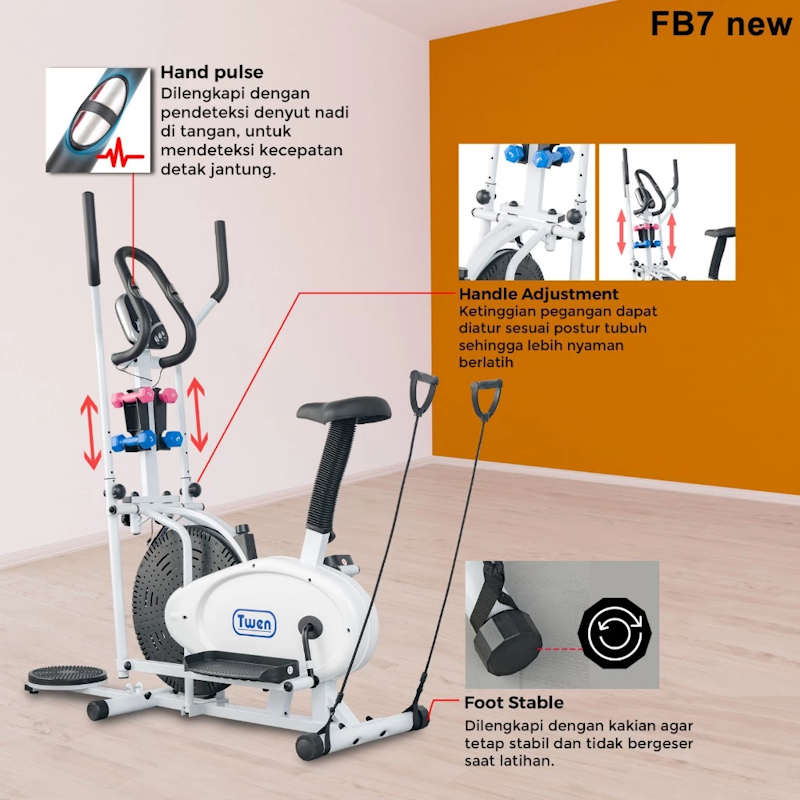 TWEN Elliptical Bike 2