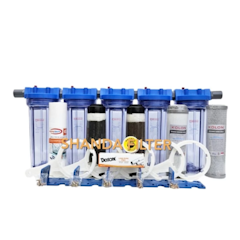 Puretex Paket Filter Air 5 Tahap Clear 10" Drat 1/2"