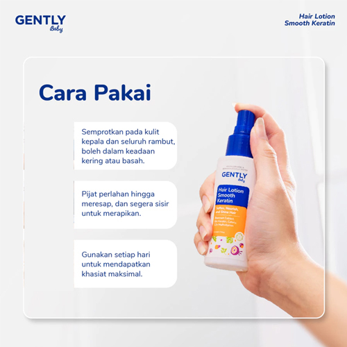 Gently Baby Hair Lotion Smooth Keratin