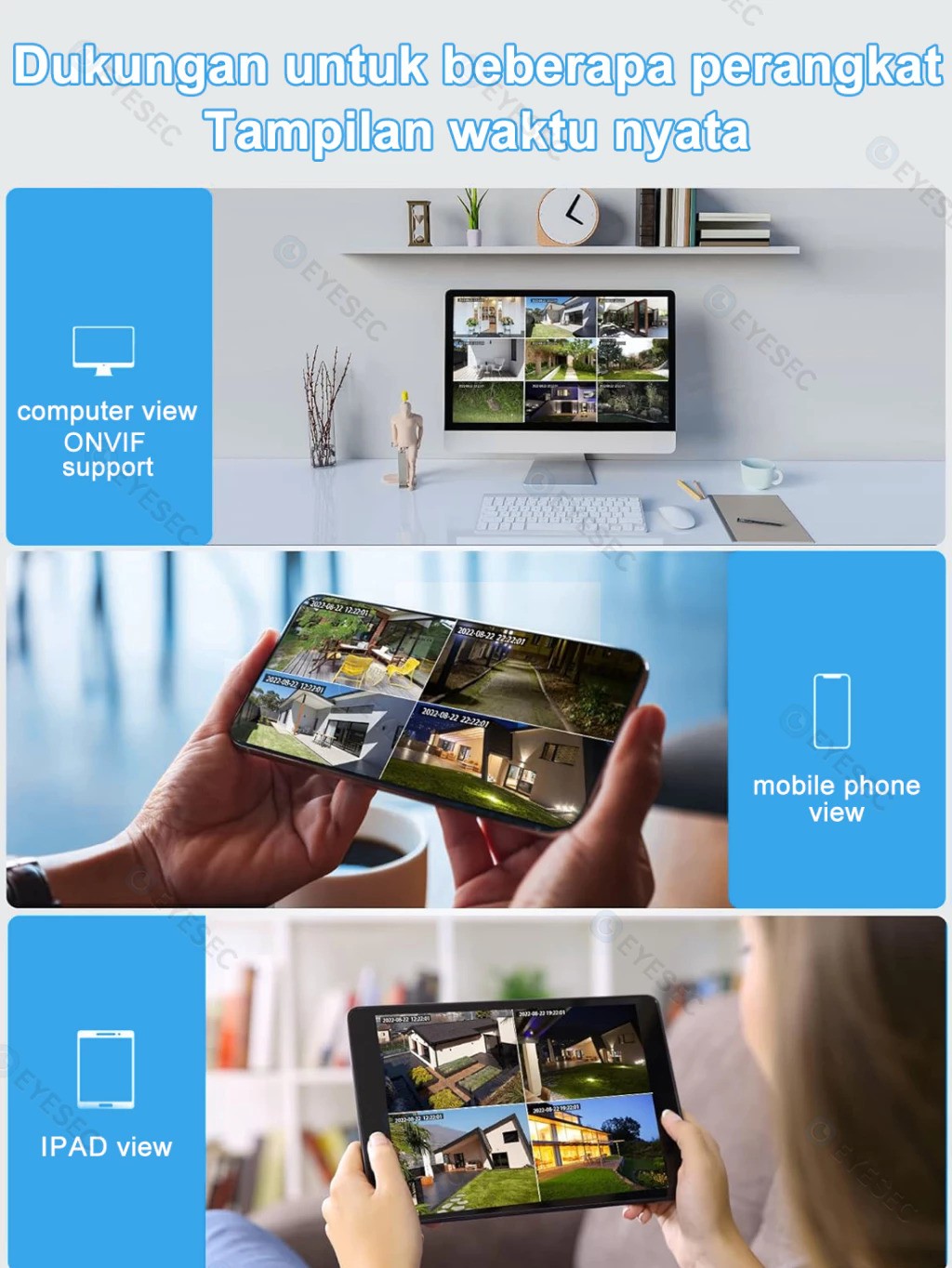 Upin Masa Depan EYESEC IP Camera Outdoor PTZ  ES07