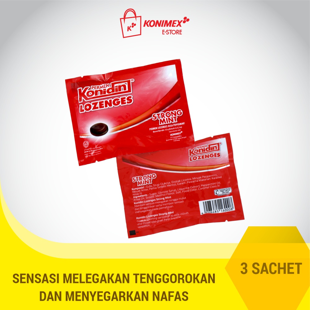 Konidin Lozenges Strong Mint