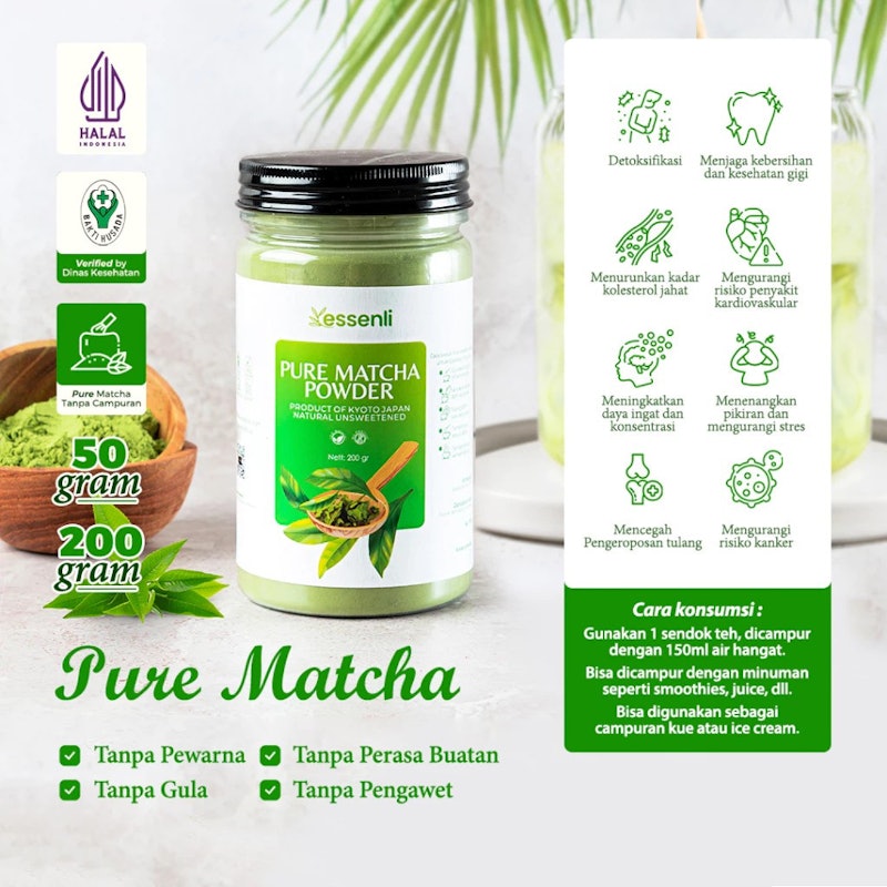 Essenli Pure Matcha Powder 2