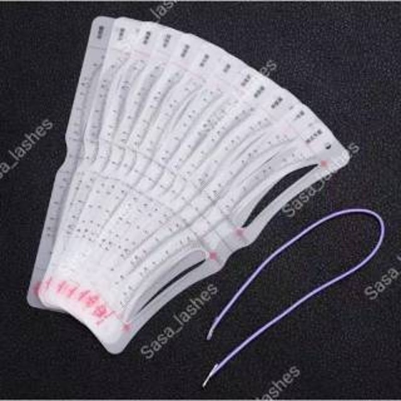 Eyebrow Ruler Set 12 Pcs 3