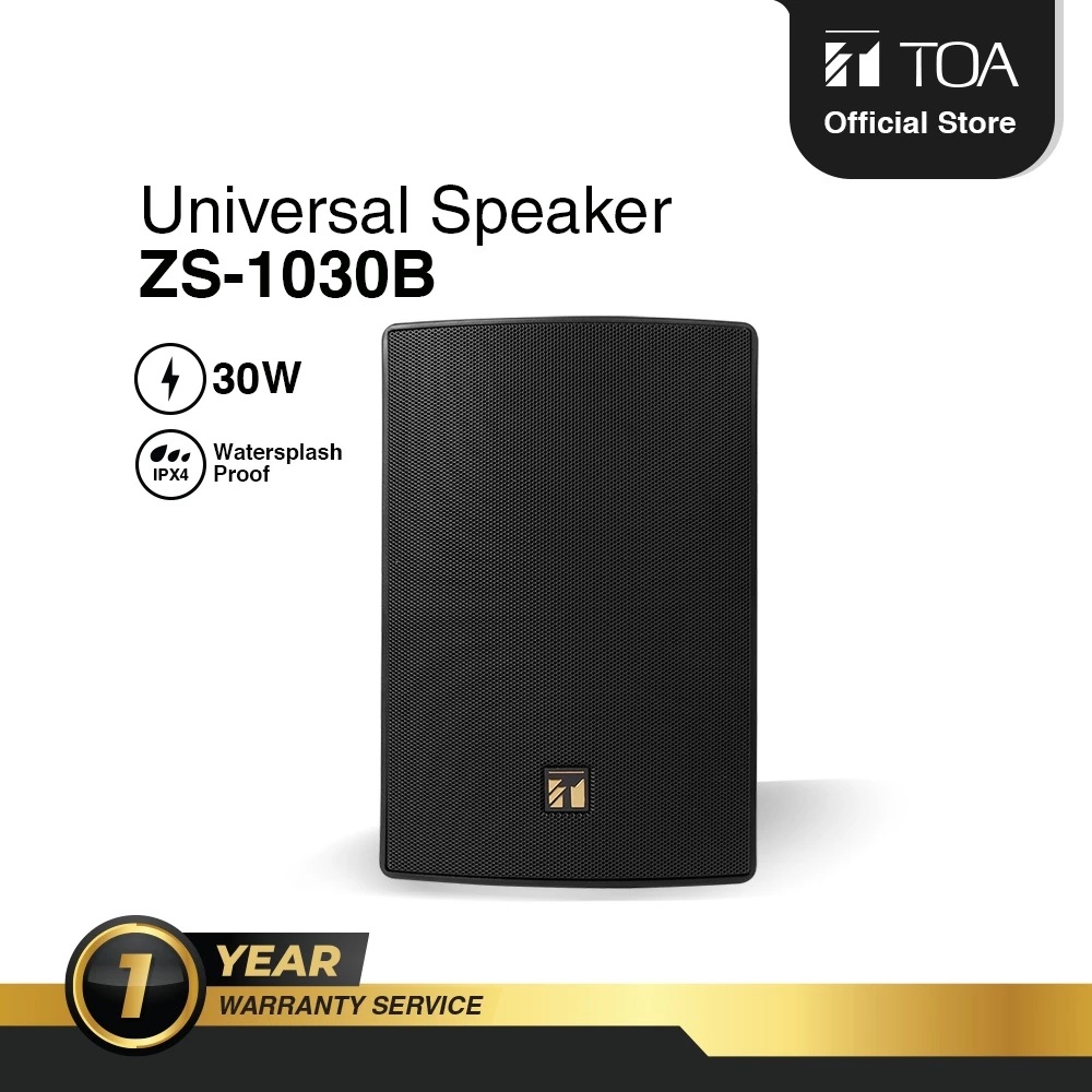 TOA GALVA Prima Karya TOA Universal Speaker  ZS-1030B/W