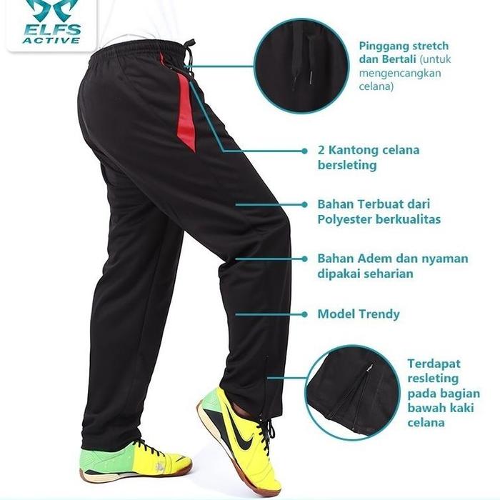  ELFS Active Celana Training Panjang Pria