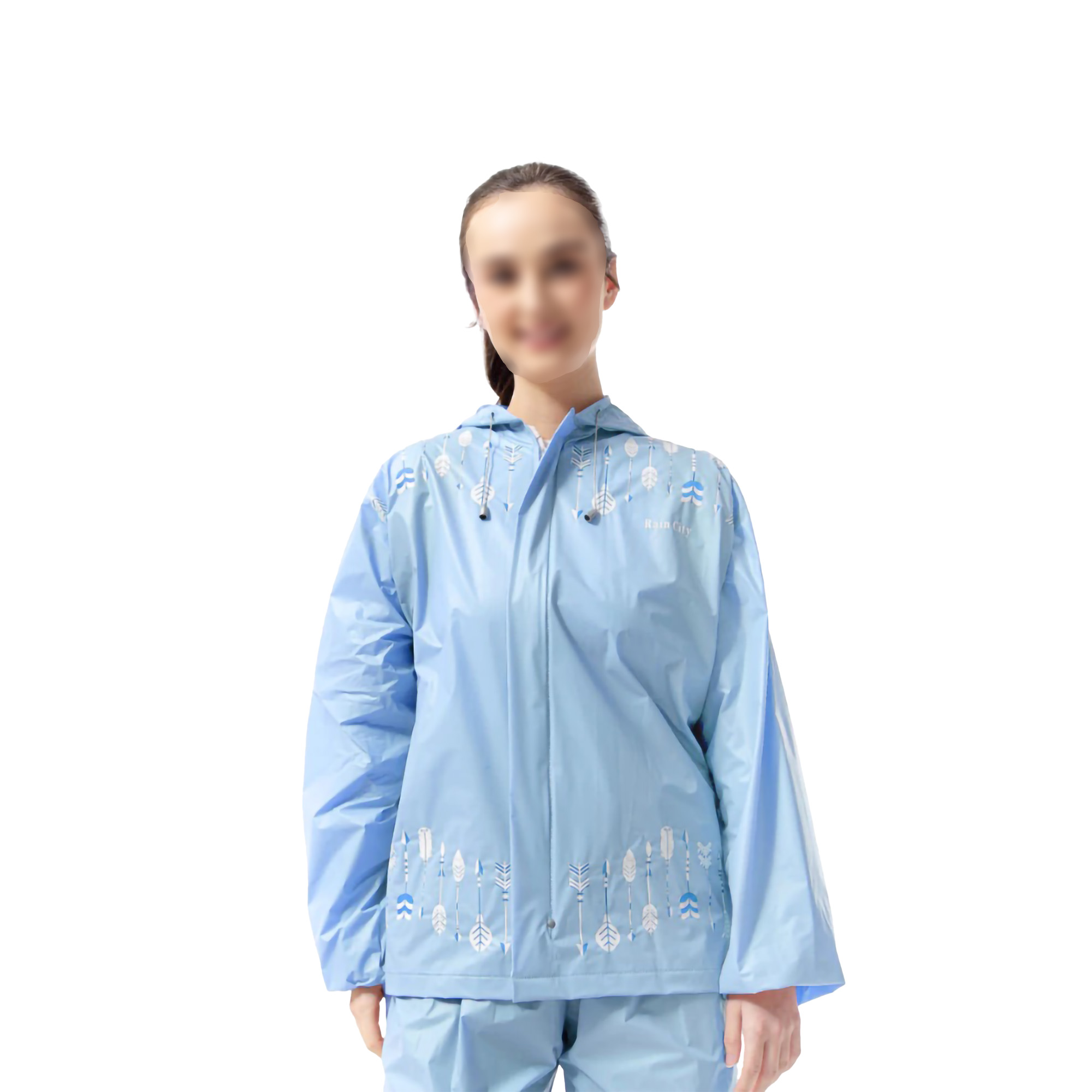  Rain City 3 in 1 Jas Hujan Setelan + Rok Arrows 