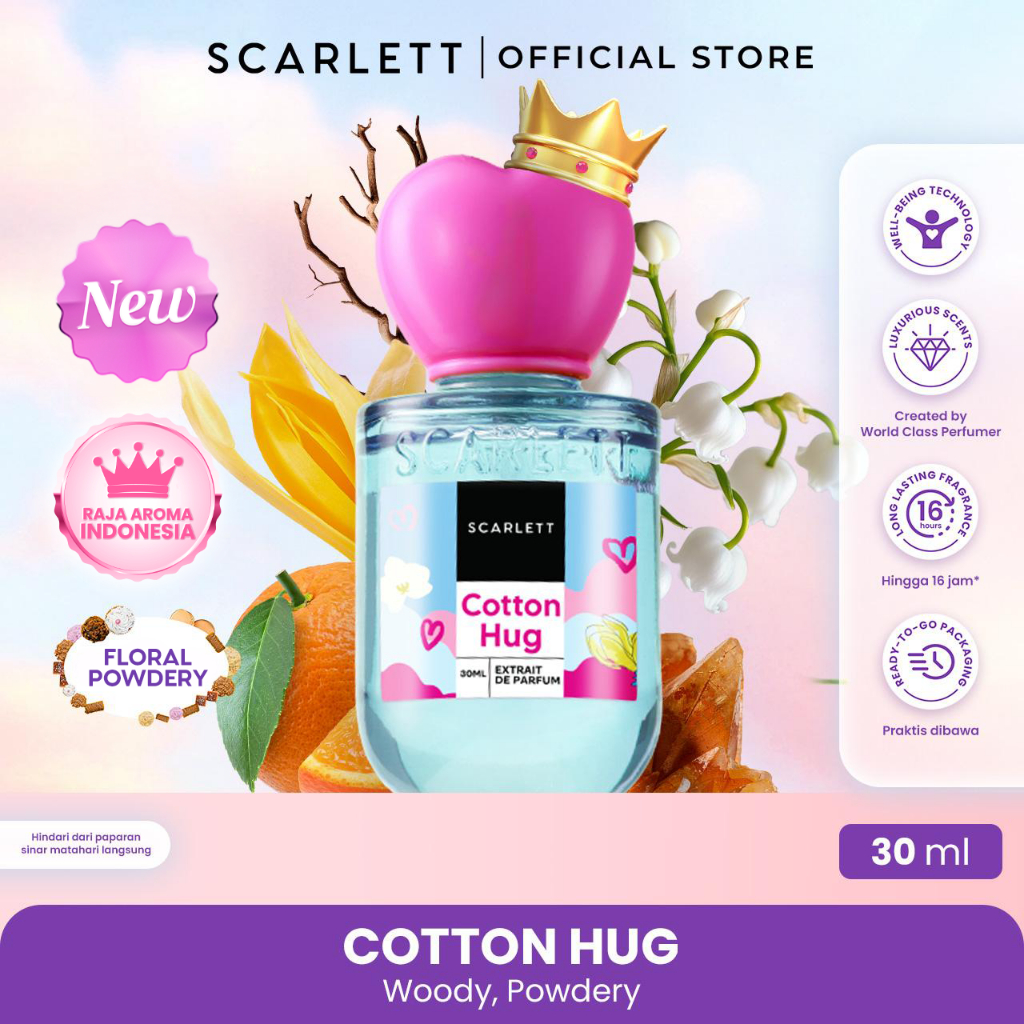 Scarlett Whitening Extrait De Parfum Cotton Hug