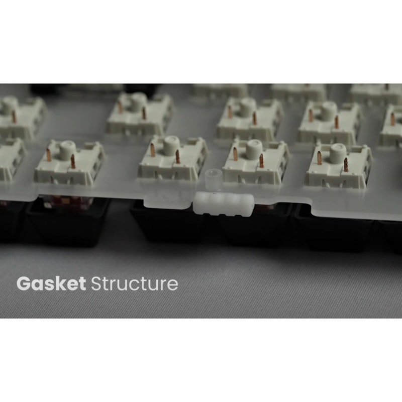 Ajazz Dual Tone 75% Mechanical Keyboard Wired White Backlight 4