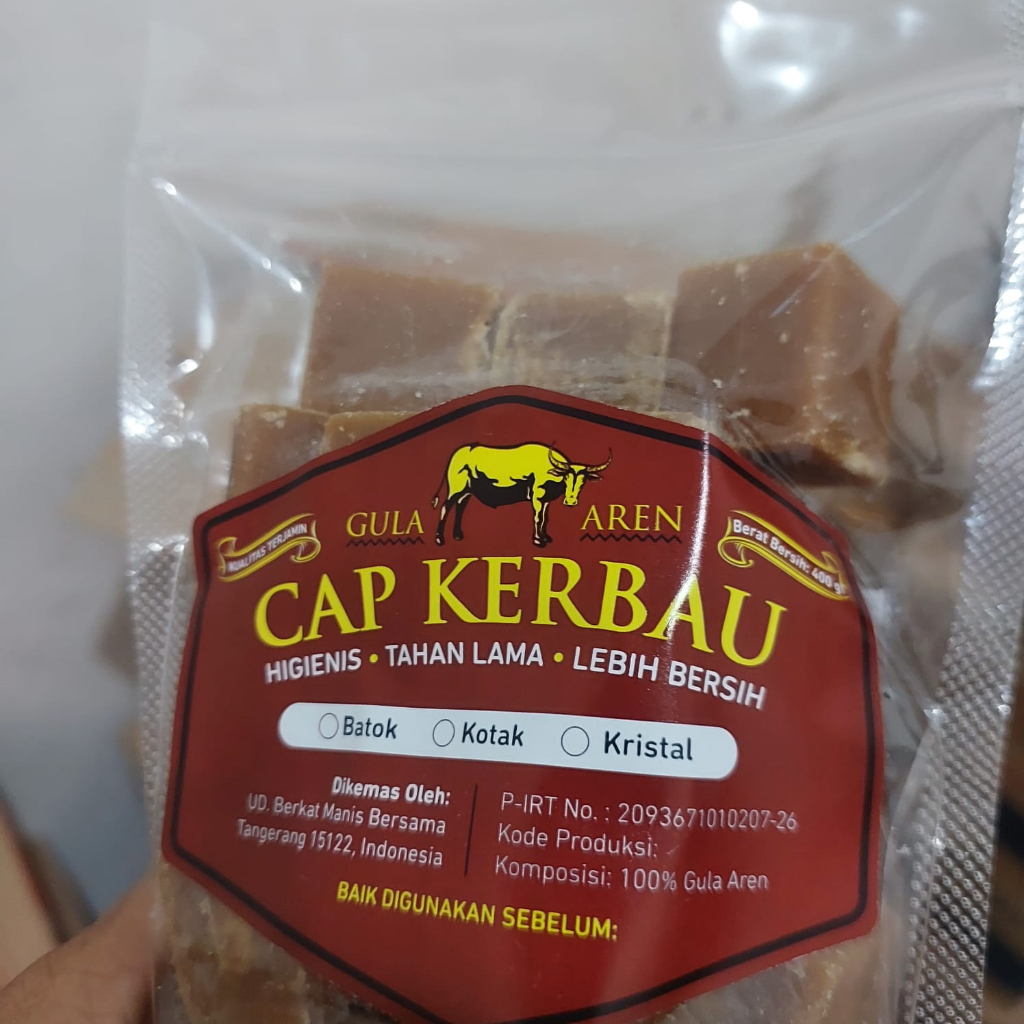Berkat Manis Bersama Cap Kerbau Gula Aren Kotak